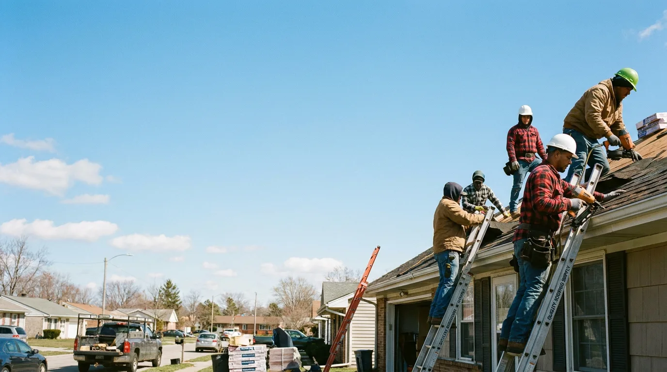 Roofing in North English, IA near me